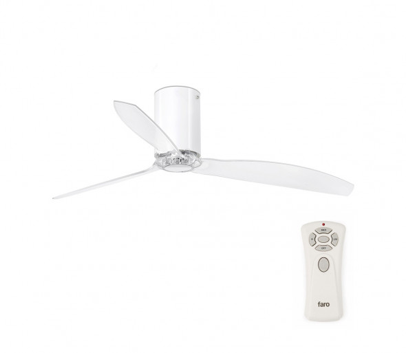 FARO 32038 - Wentylator sufitowy MINI TUBE FAN z pilotem przezroczysty