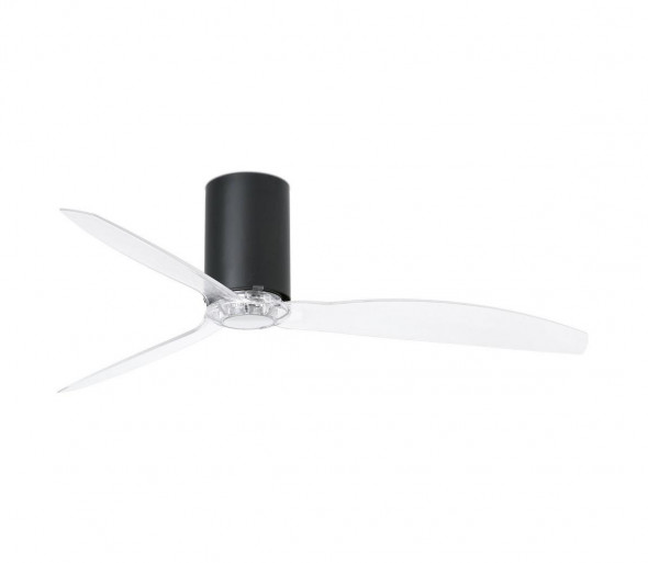 FARO 32041WP - Wentylator sufitowy MINI TUBE FAN Wi-Fi czarny + pilot