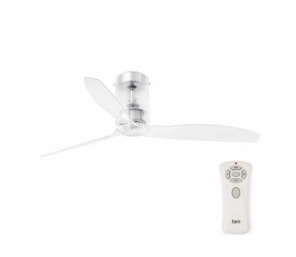 FARO 33393 - Wentylator sufitowy MINI TUBE FAN z pilotem i z silnikiem DC