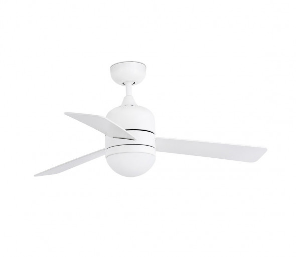 FARO 33606 -  Wentylator sufitowy CEBU 2xE14/8W/230V biały/brązowy