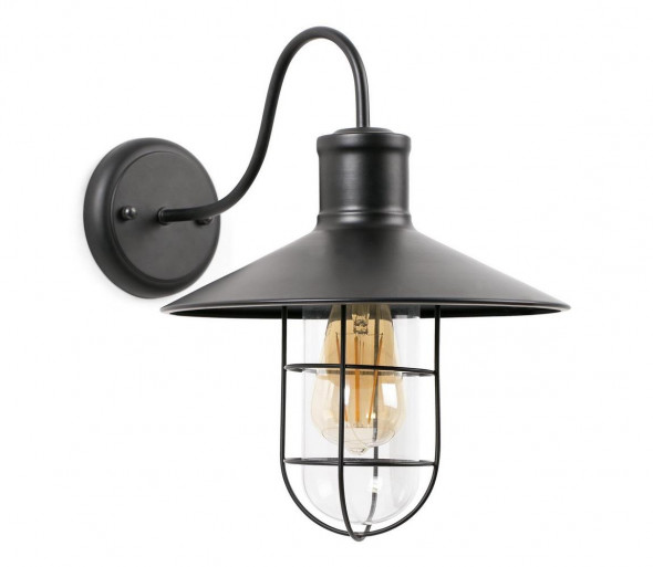 FARO 60005 - Kinkiet MARINA 1xE27/40W/230V czarny