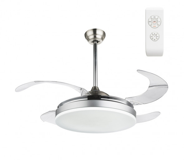 Globo 0350 - LED Wentylator sufitowy z pilotem zdalnego sterowania CABRERA LED/36W/230V