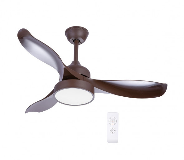 Globo 03610 - LED Wentylator sufitowy RAMONA 1xLED/18W/230V + zdalne sterowanie