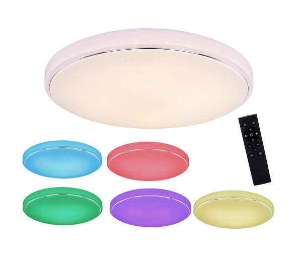 Globo 48408-40 - LED RGB Plafon ściemnialny KALLE 1xLED/40W/230V + ZS