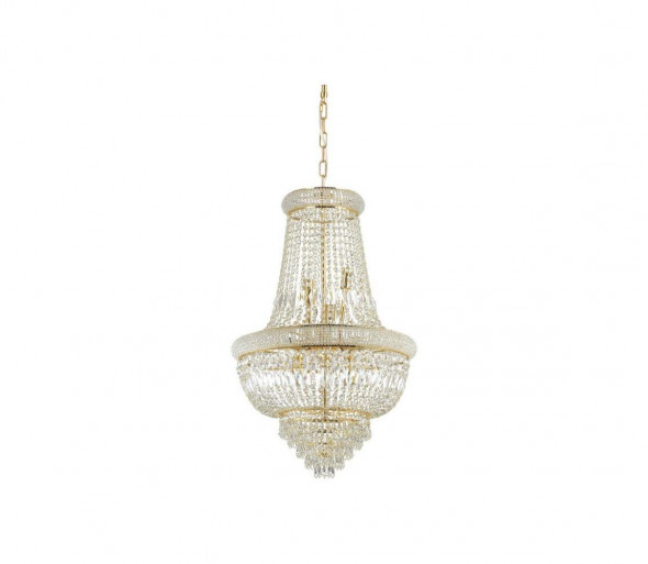 Ideal Lux – Kryształowy żyrandol na lince DUBAI 10×E14/40W/230V