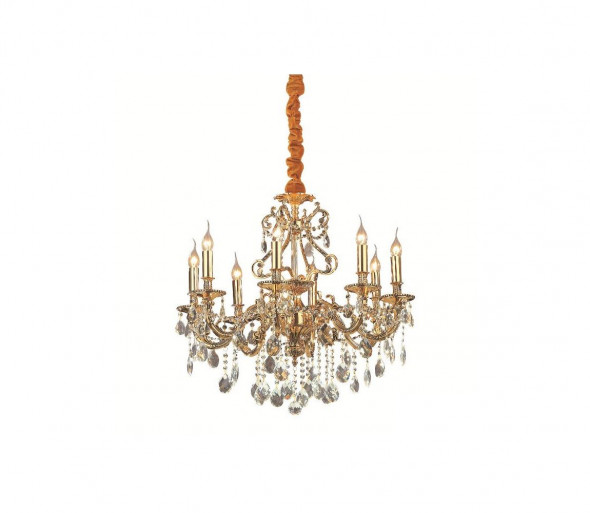 Ideal Lux – Kryształowy żyrandol na lince GIOCONDA 8×E14/40W/230V