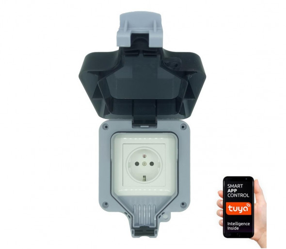 Immax 07708L - Gniazdko zewnętrzne NEO LITE Smart 1x230V IP65