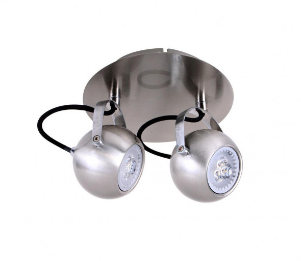 ITALUX FH5952BJ-80 SN - LED Oświetlenie punktowe NICOLA 2xGU10/50W/230V