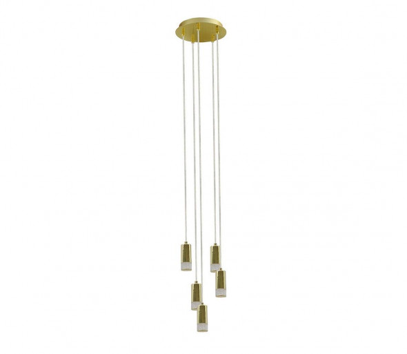 ITALUX HD443N-05-8144 NN BB - LED Żyrandol na lince MENTIN 5xLED/5W/230V