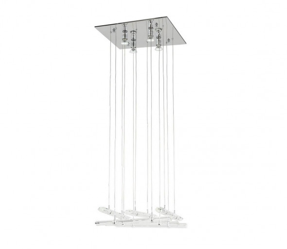 ITALUX MD8103-16B3 - Żyrandol na lince DIAMOND 4xGU10/50W/230V + 12xG4/10W