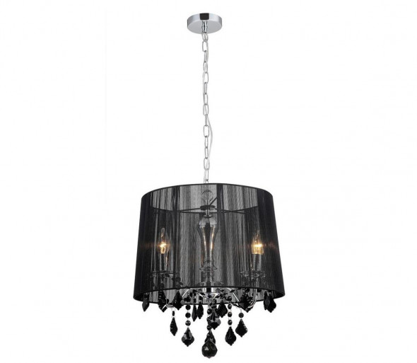 ITALUX MDM-2572/3 BK - Żyrandol na łańcuchu CORNELIA 3xE14/40W/230V