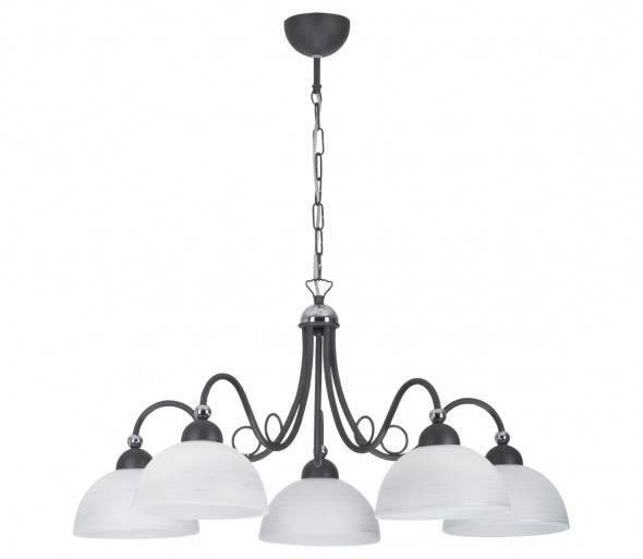 Jupiter 1491 - Żyrandol na łańcuchu SAGA 5xE27/60W/230V