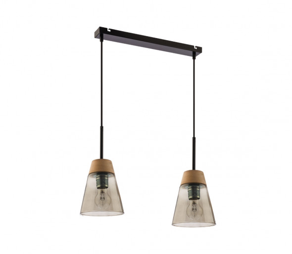 Jupiter 1544 - DM 2 DY - Lampa wisząca DOMINO 2xE27/60W