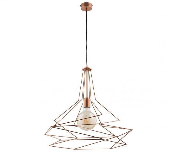 Jupiter 1655 - Żyrandol na lince ORO 1xE27/60W/230V miedź
