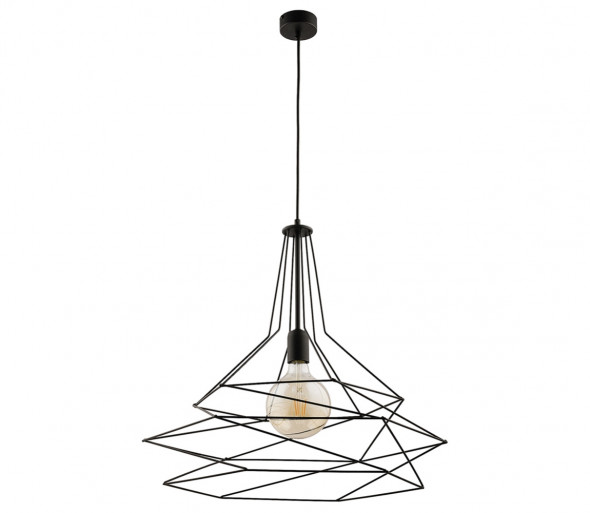 Jupiter 1657 - Żyrandol na lince ORO 1xE27/60W/230V czarna