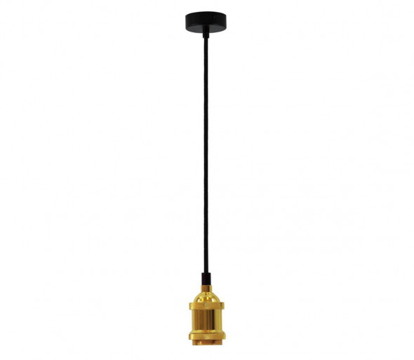 Kabel zasilający 1xE27/20W/230V złoty