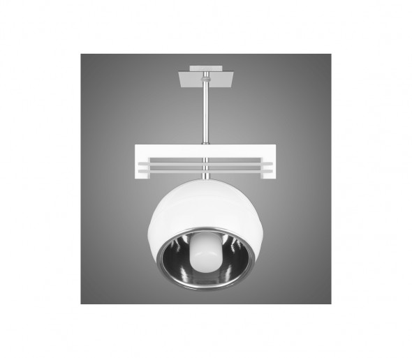 Kemar SG/KU/1/WH - Lampa wisząca QUARA 1xE27/60W/230V