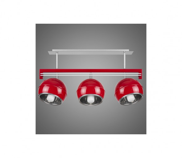 Kemar SG/KU/3/RD - Lampa wisząca QUARA 3xE27/60W/230V