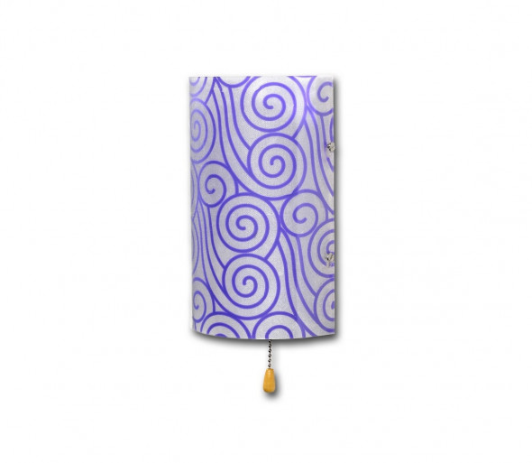 Kinkiet ALEDO 2xG4/20W/230V/12V fioletowy