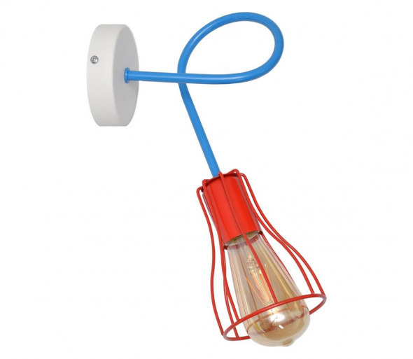 Kinkiet dziecięcy OXFORD 1xE27/60W/230V czerwony