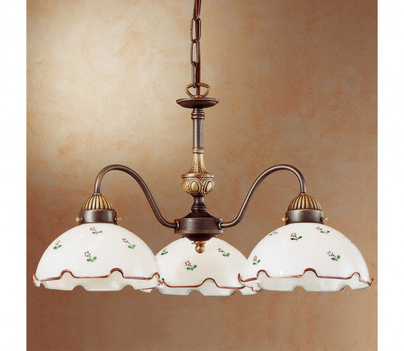 Kolarz 731.83.70 - Żyrandol na łańcuchu NONNA 3xE27/75W/230V