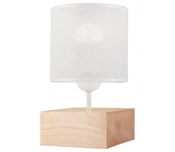 Lampa stołowa BERTA 1×E27/60W/230V buk