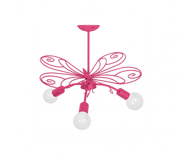 Lampa wisząca dziecięca MOTYL 3xE27/60W