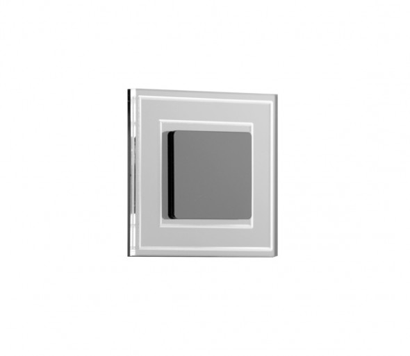 LDST KE-01-CB-BC8- LED Oświetlenie schodowe KELLY 8xLED/1,2W/230V błyszczące czarne