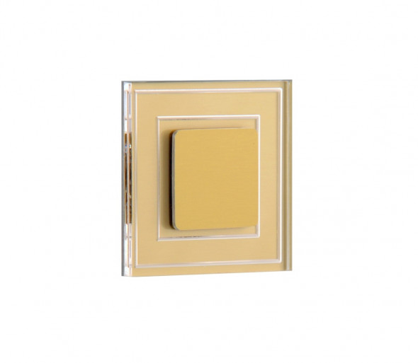 LDST KE-01-SZ-BC8 - LED Oświetlenie schodowe KELLY 8xLED/1,2W/230V złote 3500K