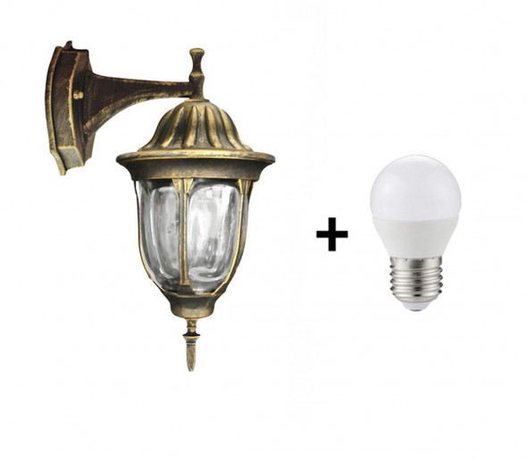 LED Kinkiet zewnętrzny FLORENCJA 1xE27/10W/230V IP43