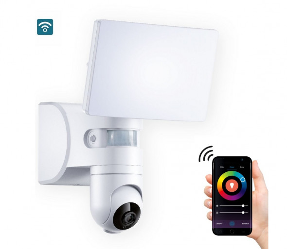 LED Reflektor z czujnikiem i kamerą LED/23W/230V IP44
