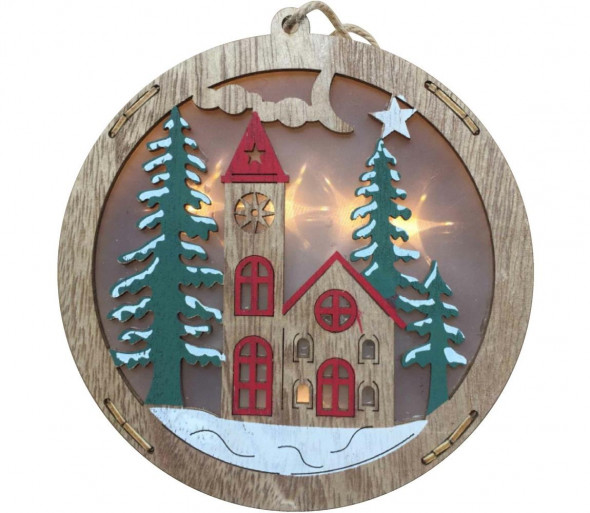 LED Świąteczna dekoracja  5×LED/2×AAA teplá bílá