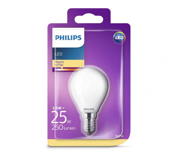 LED Żarówka Philips E14/2,2W/230V 2700K