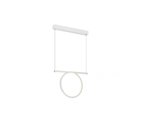 LED Żyrandol na drucie LOOP LED/20W/230V biały