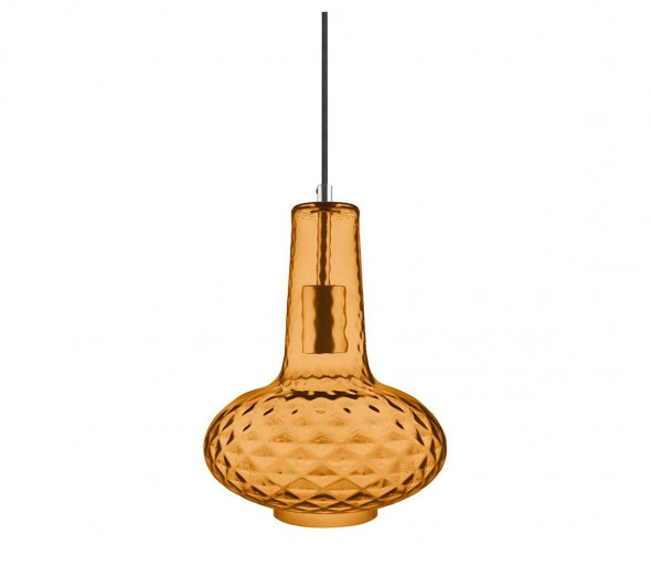 Ledvance - Lampa wisząca PEAR 1xE27/40W/230V pomarańczowa