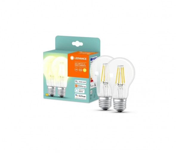 Ledvance - SET 2x LED Ściemniana żarówka SMART+ A60 E27/6W/230V