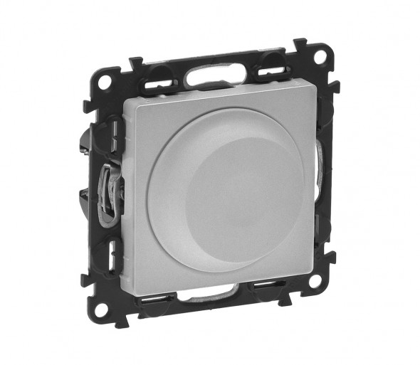 Legrand 752360 - Ściemniacz obrotowy LIFE 400W/250V aluminium
