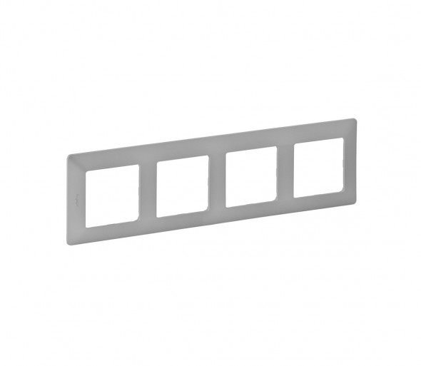 Legrand 754134 - Ramka dla przełączników VALENA LIFE 4P aluminium