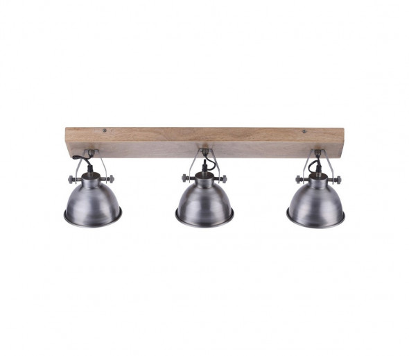 Leuchten Direkt 11983-77 - Oświetlenie punktowe SAMIA 3xE14/40W/230V srebrny