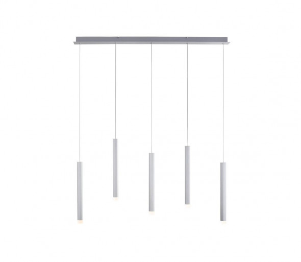 Leuchten Direkt 15205-95 - LED Żyrandol na lince BRUNO 5xLED/4,8W/230V