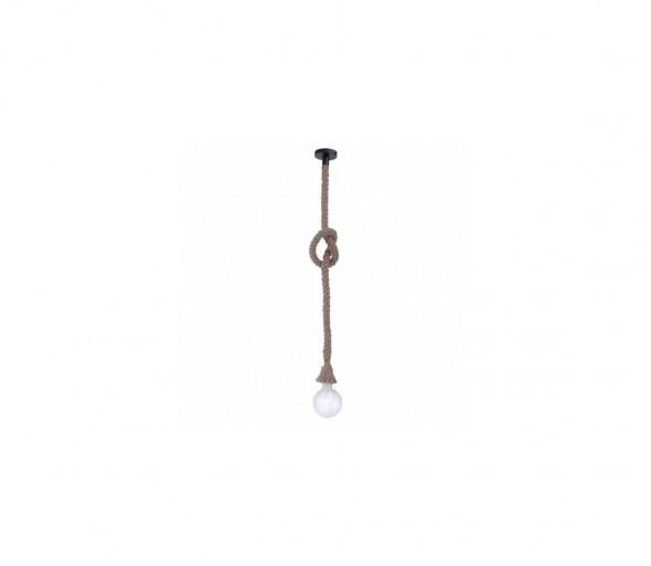 Leuchten Direkt 15481-18 - Żyrandol na lince ROPE 1xE27/60W/230V