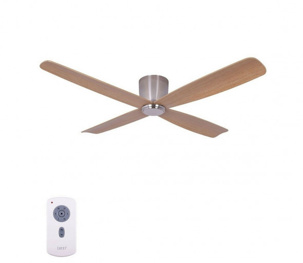 Lucci air 210987 - Wentylator sufitowy FRASER chrom/drewno