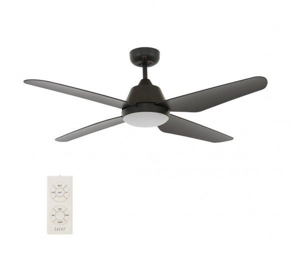 Lucci Air 212998 - LED Wentylator sufitowy ARIA LED/18W/230V czarny