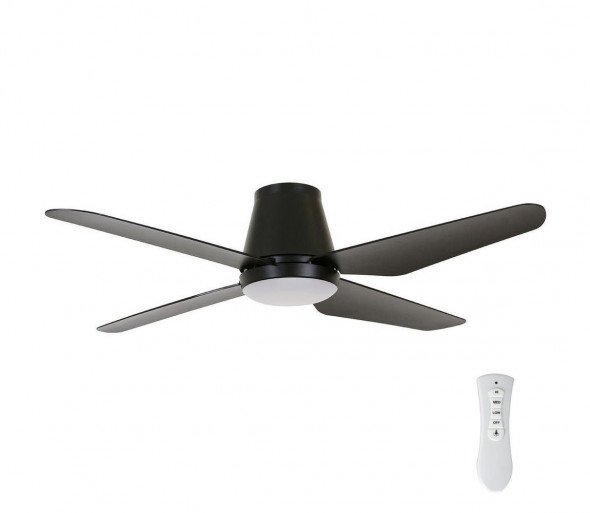 Lucci Air 213002 - LED Wentylator sufitowy AIRFUSION ARIA LED/18W/230V czarny + pilot