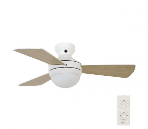 Lucci Air 512309 - Wentylator sufitowy AIRLIE HUGGER 2xE27/15W/230V beżowy + pilot