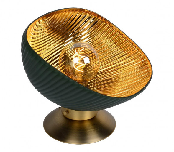Lucide 03526/01/33 - Lampa stołowa EXTRAVAGANZA GOBLETT 1xE27/40W/230V zielona/brąz