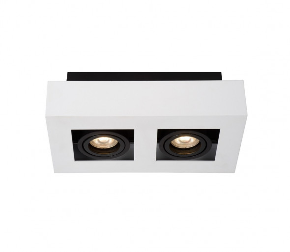 Lucide 09119/11/31 - LED Oświetlenie punktowe XIRAX 2xGU10/5W/230V biały