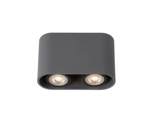 Lucide 09914/10/36 - LED Oświetlenie punktowe BENTOO-LED 2xGU10/4,5W/230V szare