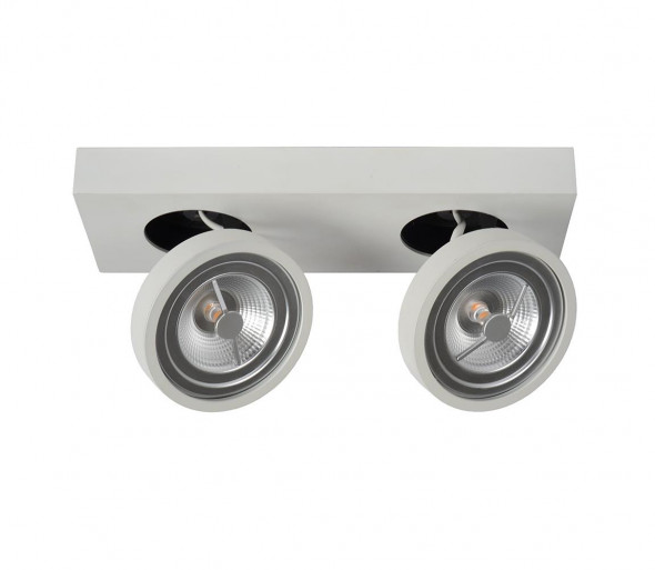 Lucide 09920/20/31 - LED Ściemnialne oświetlenie punktowe NENAD AR111 G53/2x10W/18V