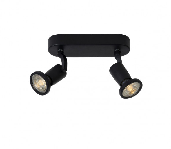 Lucide 11903/10/30 - LED reflektor punktowy JASTER-LED 2xGU10/5W/230V czarna